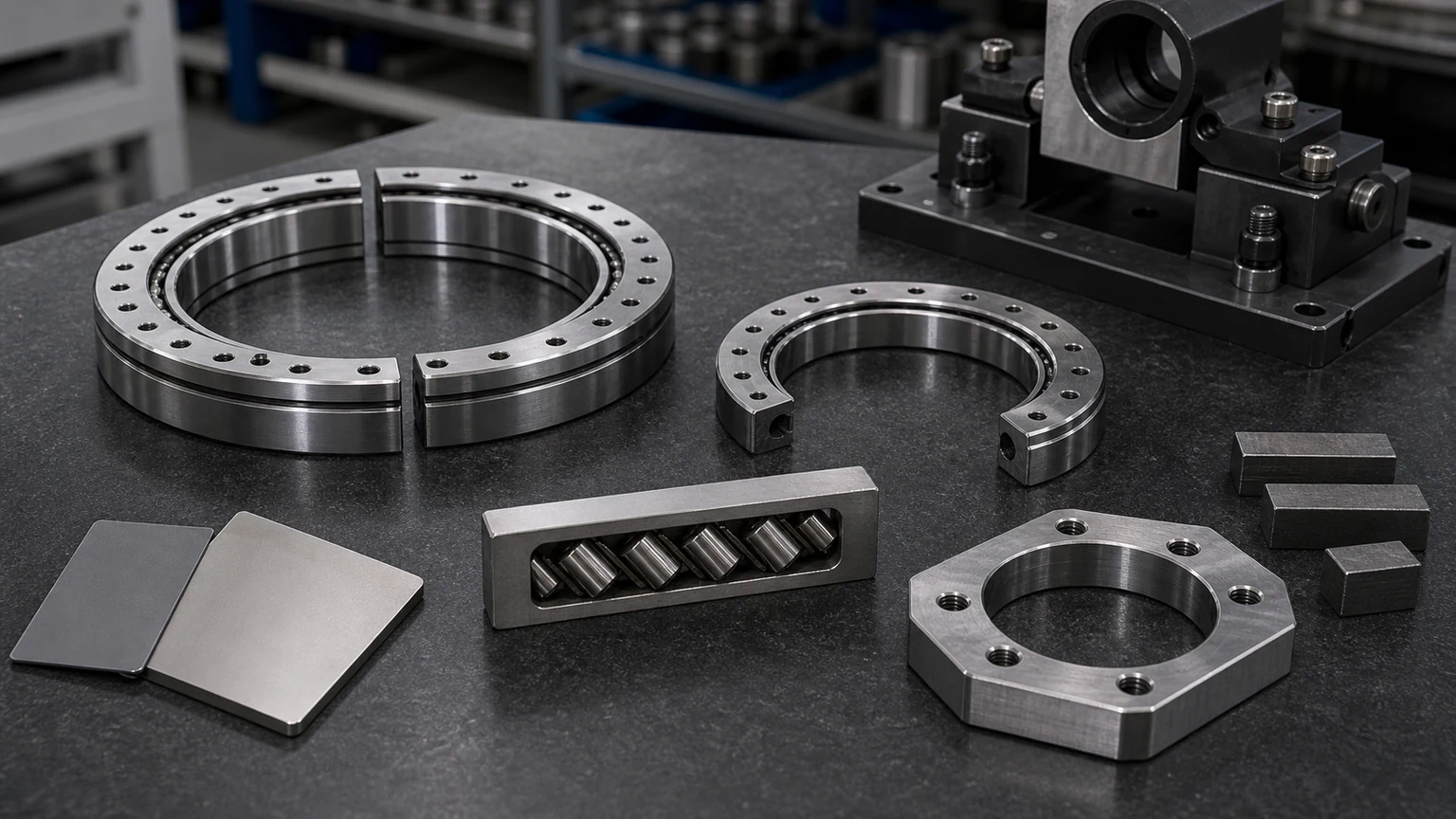 CRB Series Crossed Roller Bearings model family and parameter evidence visual