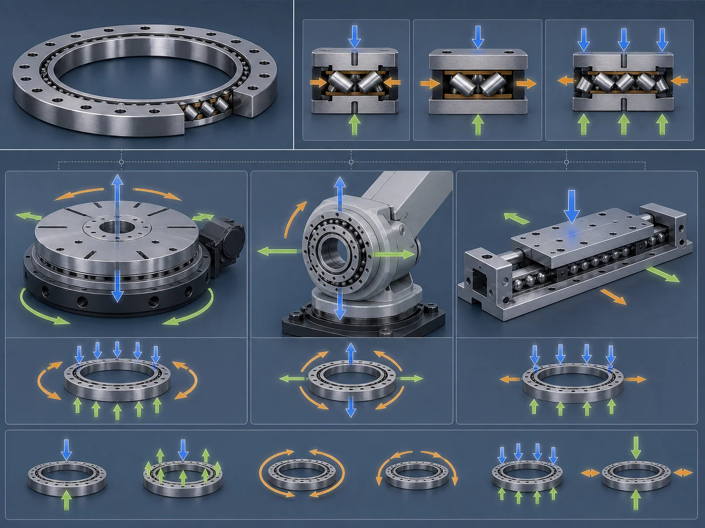 cross roller bearing applications load and rigidity review review visual