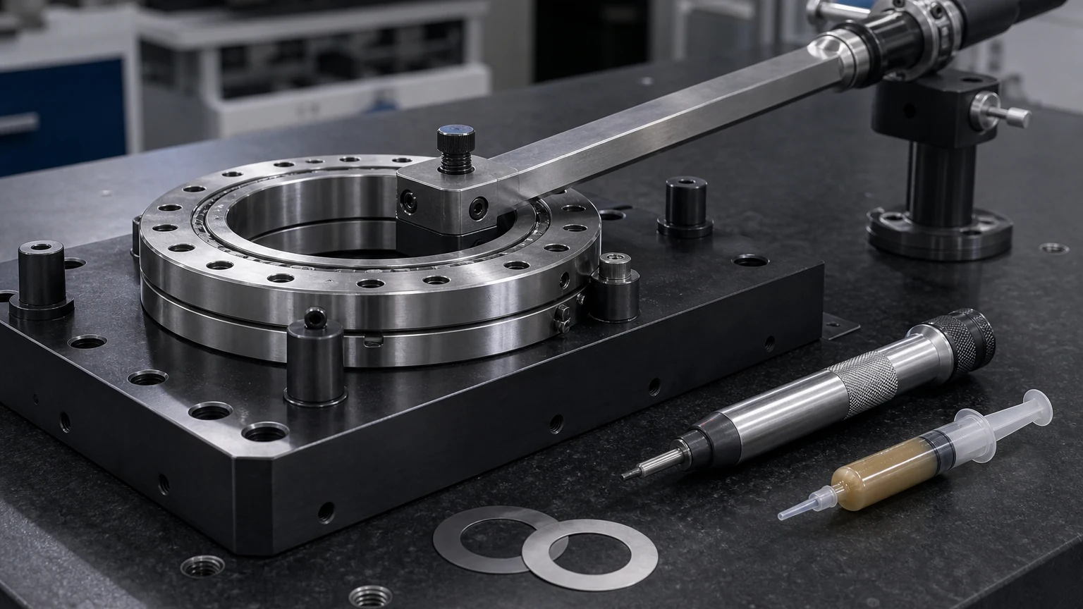 cross roller bearing preload torque inspection evidence