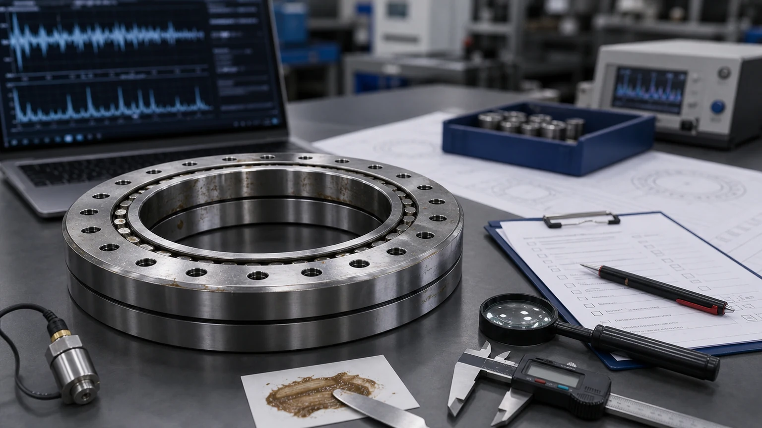 problems with cross roller bearings decision checklist visual