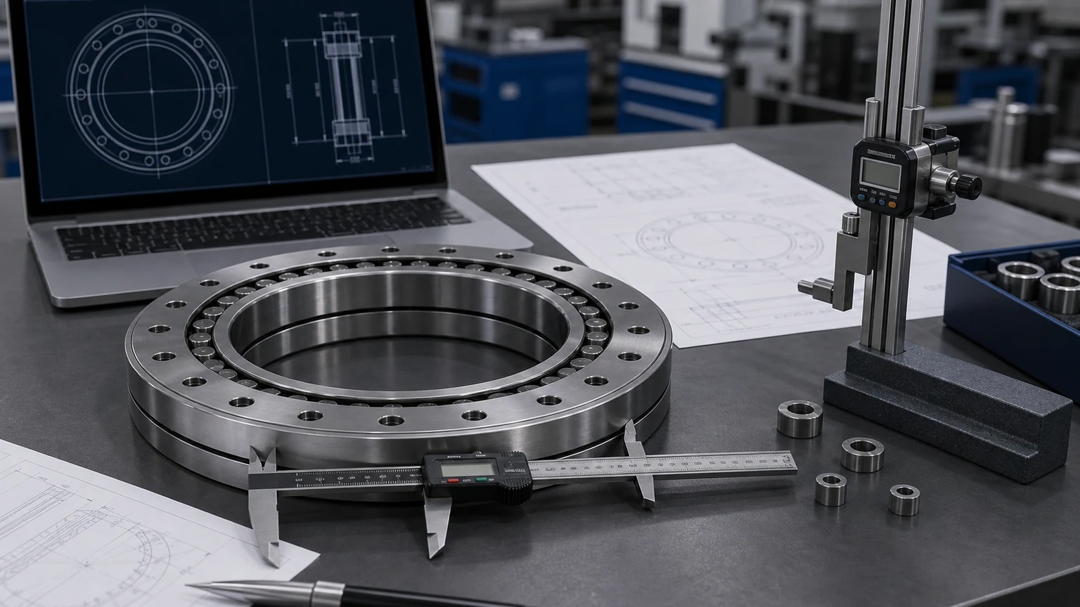 cross roller ring bearing supplier drawing and dimension review visual