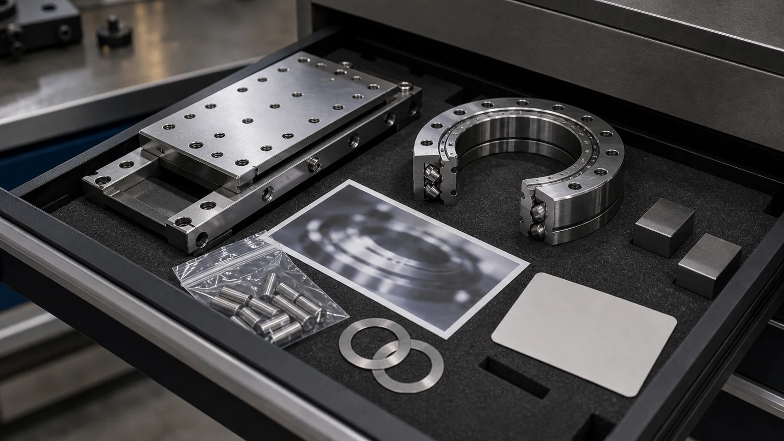 Deltron cross roller bearing RFQ evidence package visual
