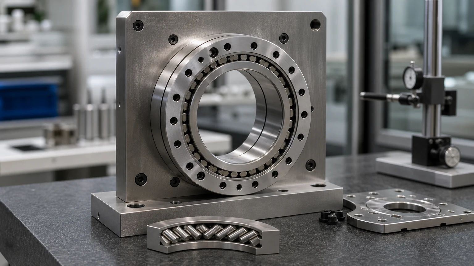 Face Mount Crossed Roller Bearing face-mount interface and specification scope visual