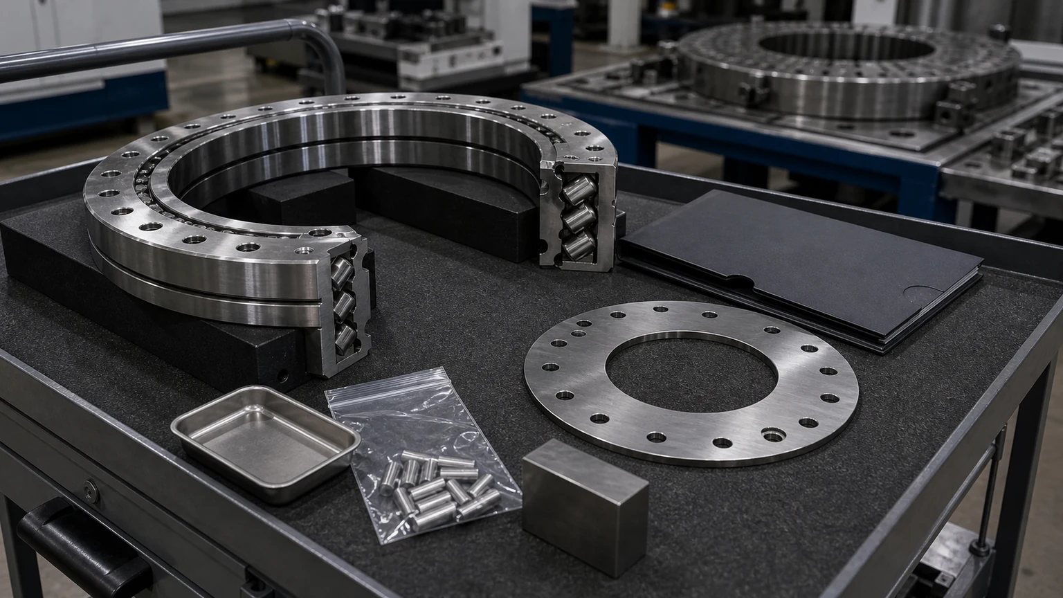 IMO cross roller bearing RFQ evidence package visual
