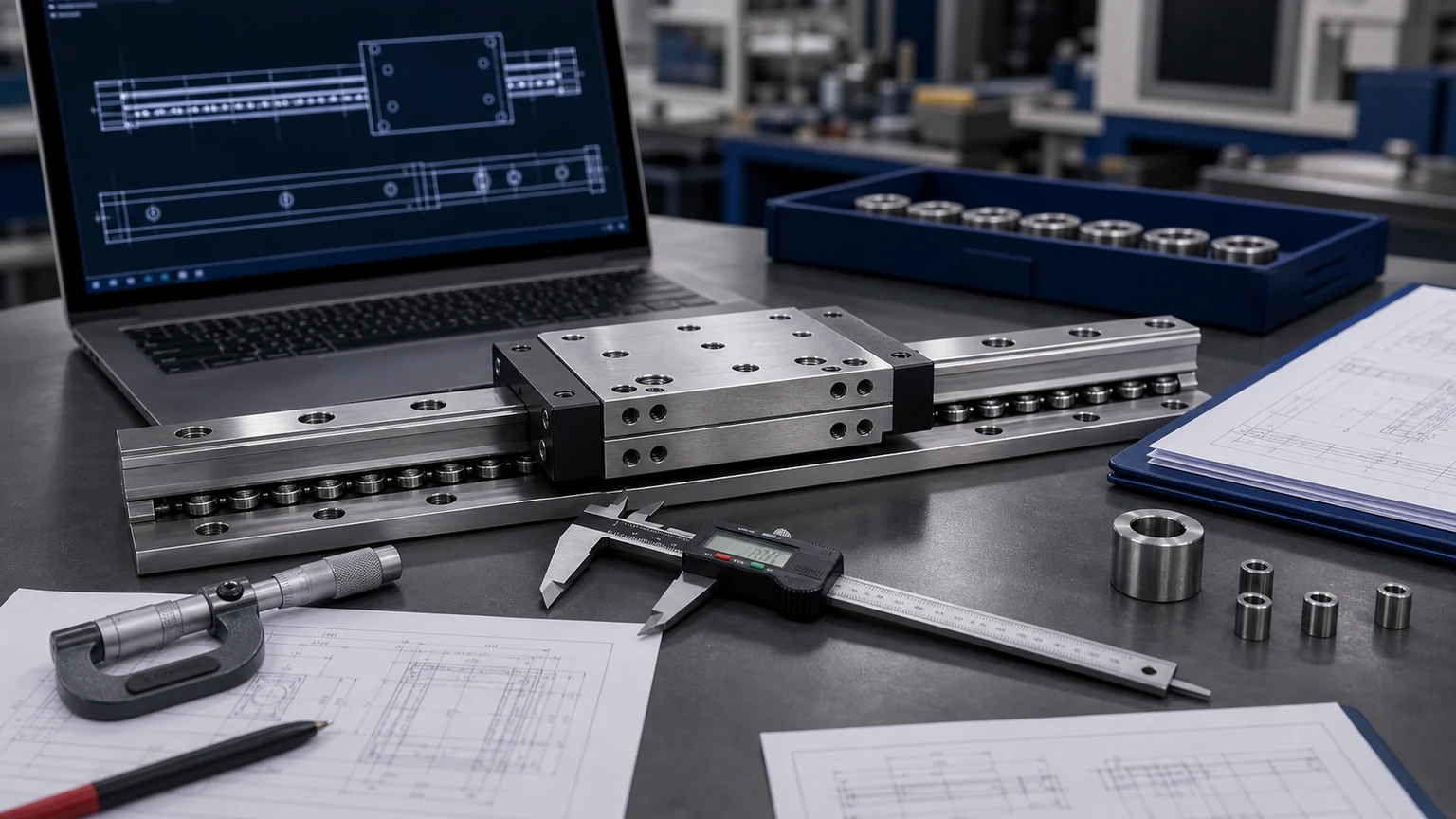 linear cross roller bearing supplier drawing and dimension review visual