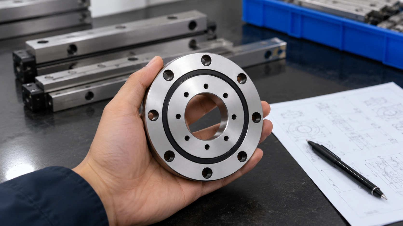 McMaster cross roller bearing dimension and mounting review visual