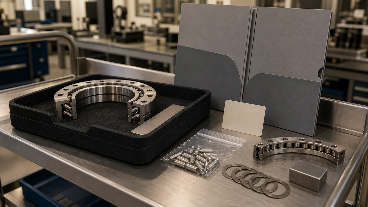 MISUMI cross roller bearing RFQ evidence package visual