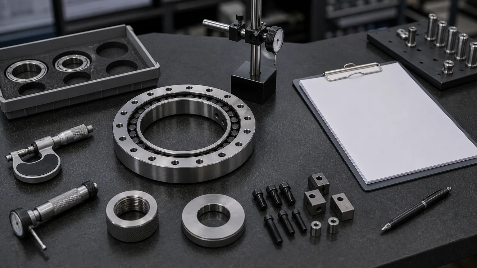 cross roller bearing inspection context checklist