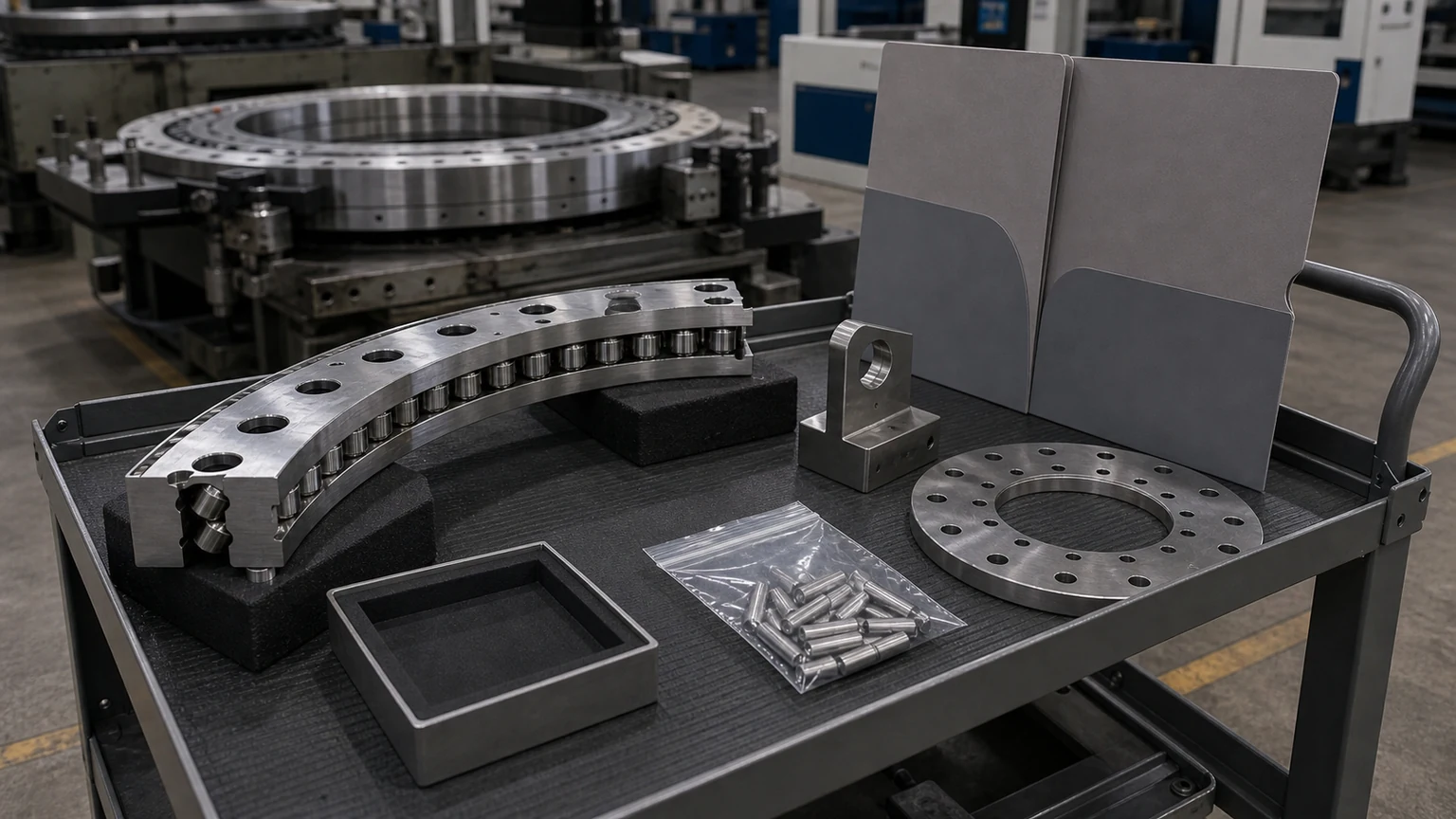 Rollix cross roller bearing RFQ evidence package visual