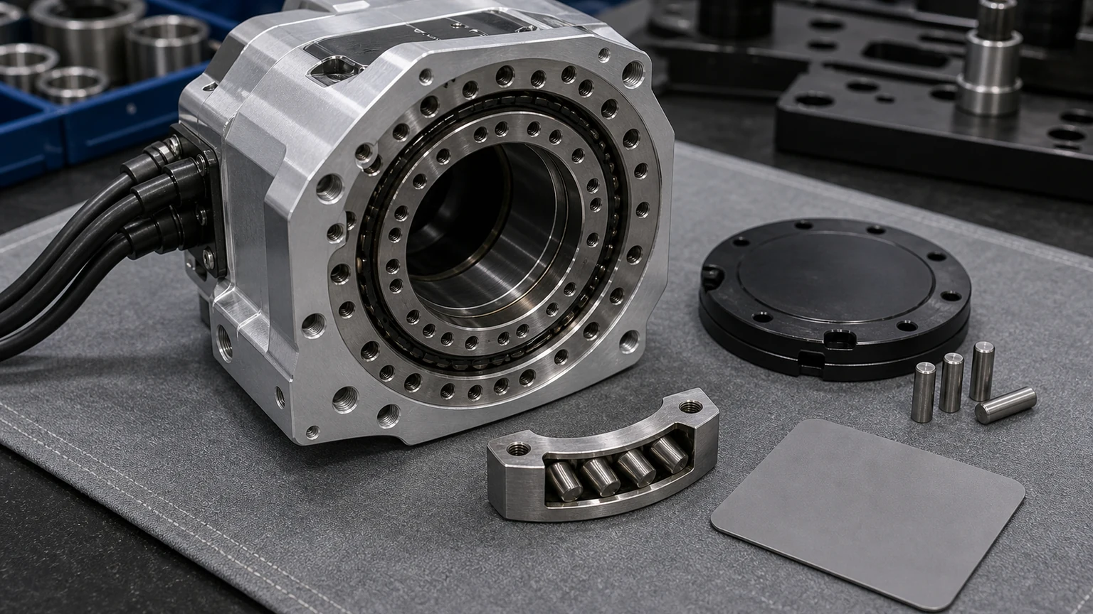 RU Series Crossed Roller Bearings model family and parameter evidence visual