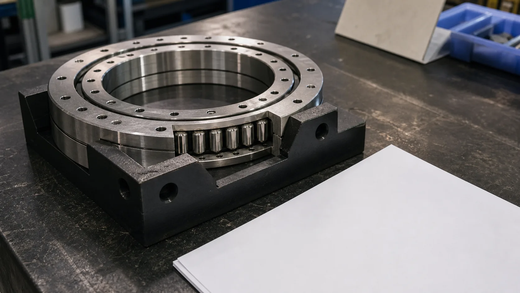 RU124X Cross Roller Bearing product review visual