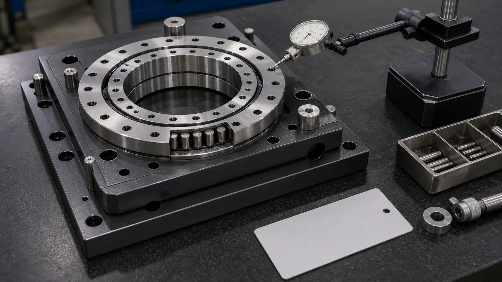 RU148X Cross Roller Bearing measurement checklist visual