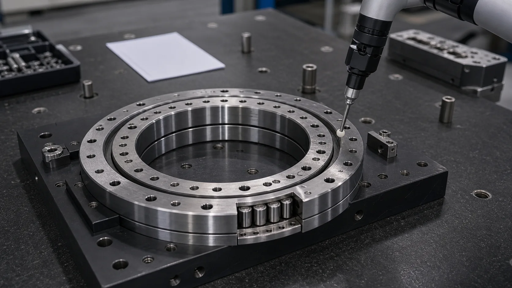 RU178X Cross Roller Bearing measurement checklist visual