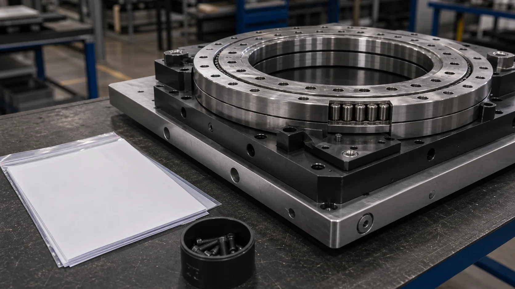 RU178X Cross Roller Bearing application RFQ review visual