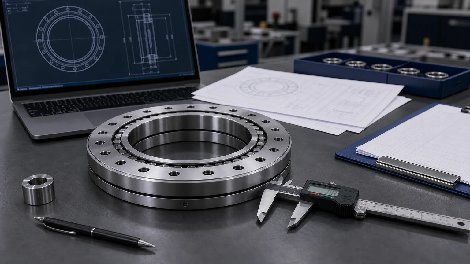 single cross roller bearing supplier drawing and dimension review visual
