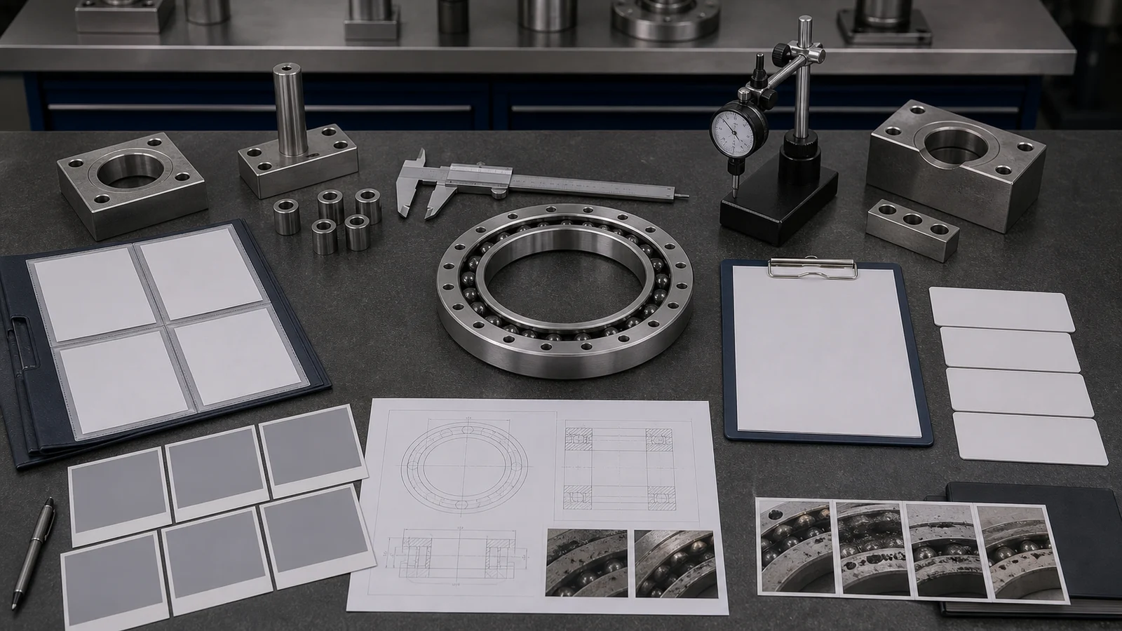 THK RA8008 cross roller bearing replacement review checklist visual