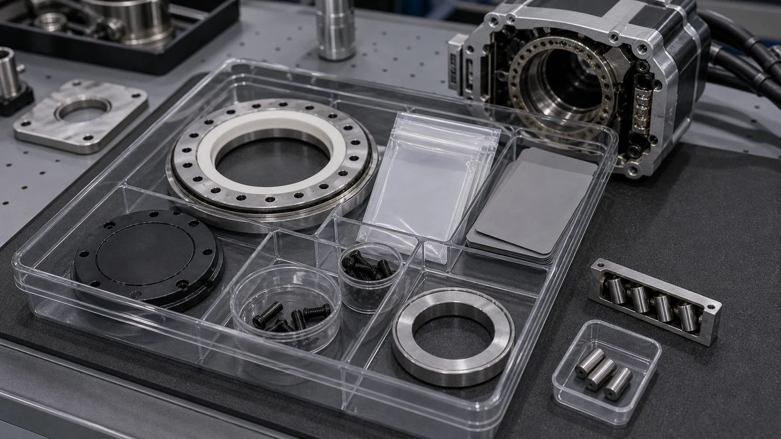 Unitree cross roller bearing RFQ evidence package visual